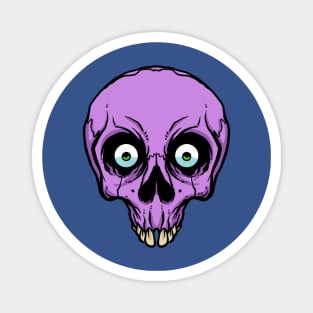 Purple Skull Magnet